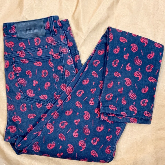 Stolen Girlfriends Club Denim - Stolen Girlfriends Club Paisley Skinny Jeans